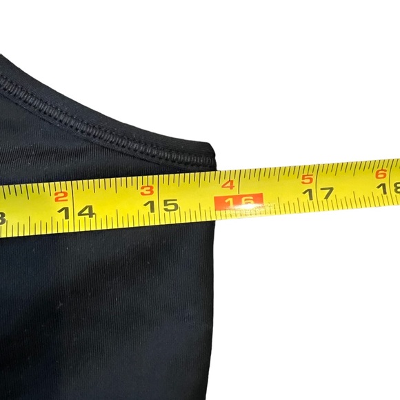 Nike Black Sports Bra Black with Stripes Size Large - Picture 6 of 11